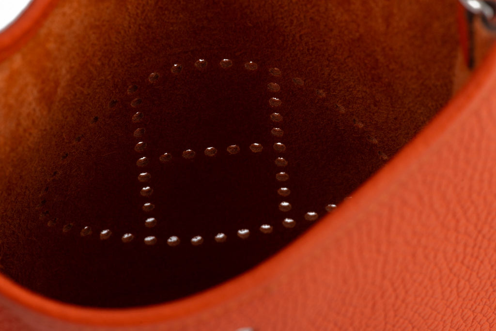 Hermes New Orange Mini Evelyne Bag