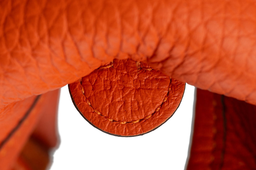 Hermes New Orange Mini Evelyne Bag
