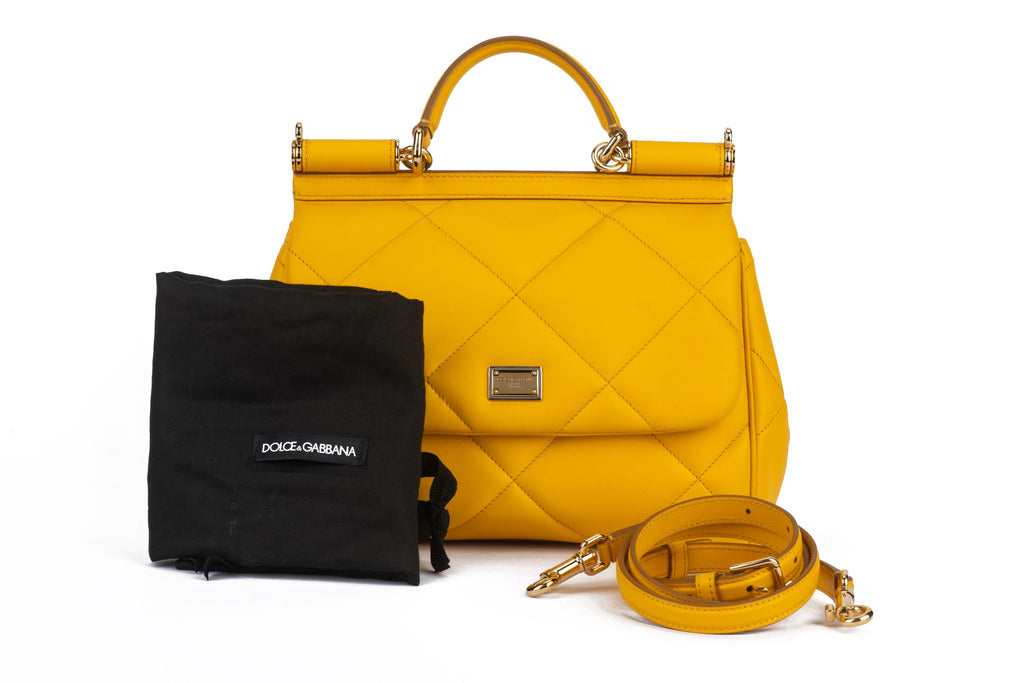 Dolce & Gabbana New Yellow Sicily Bag