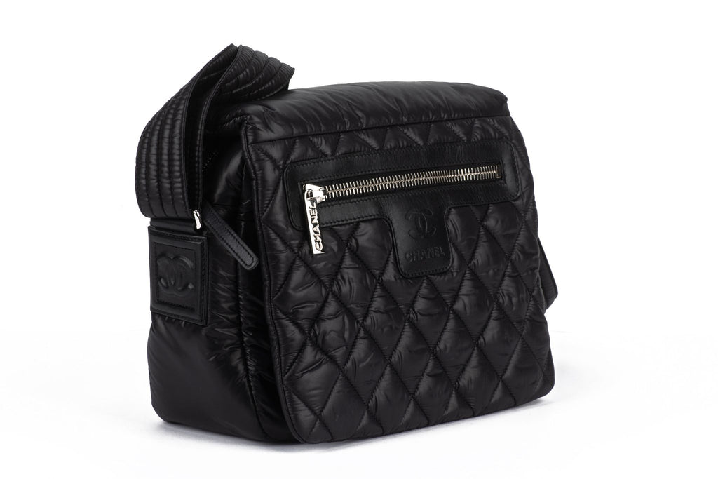 Chanel Black Coco Cocoon Cross Body Bag