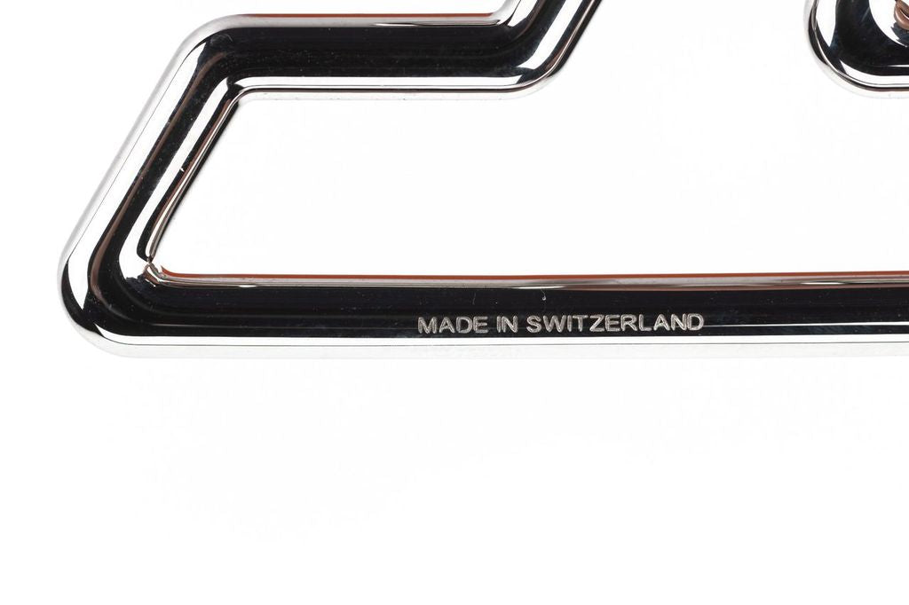 Hermès Steel H Keychain New In Box