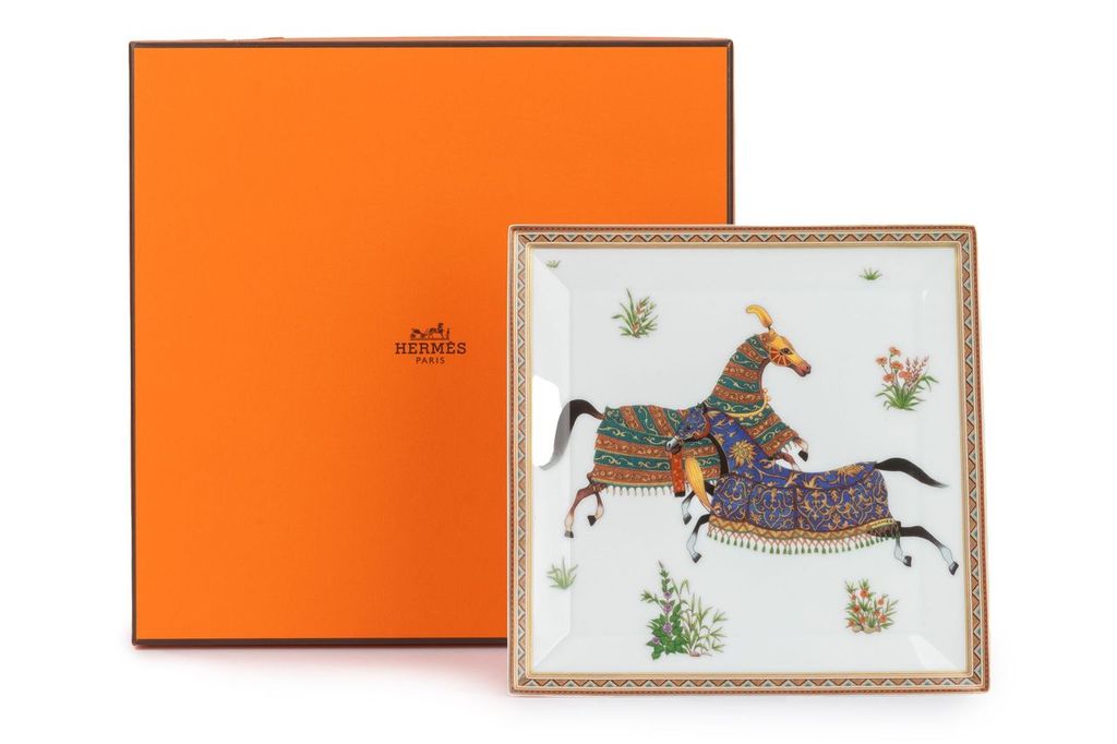 Hermès Cheval d'Orient Square Dish