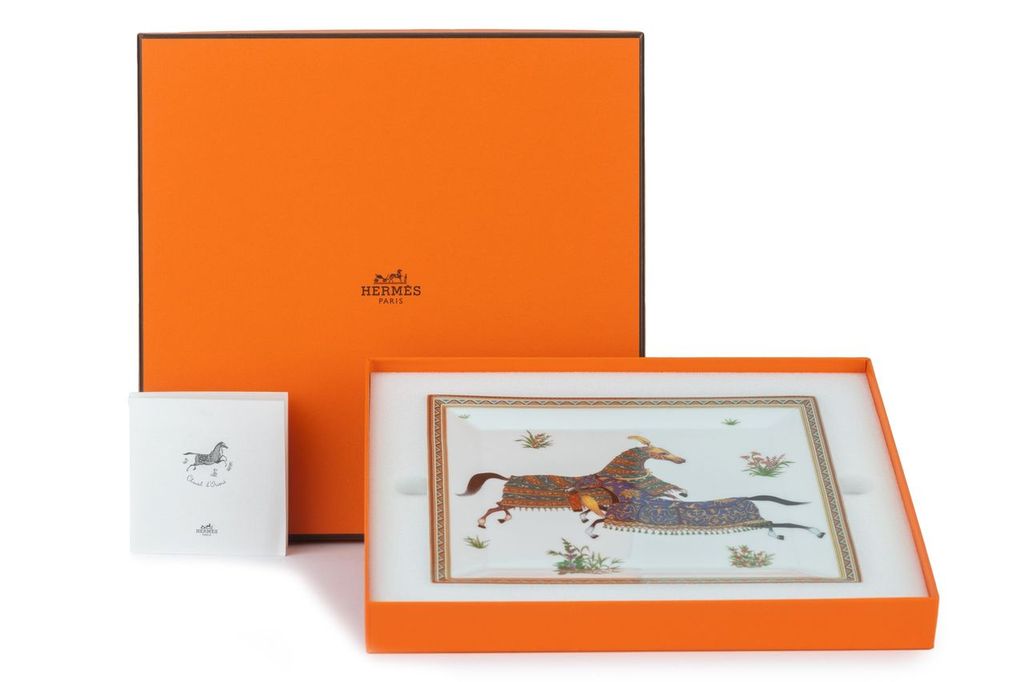 Hermès Cheval d'Orient Square Dish