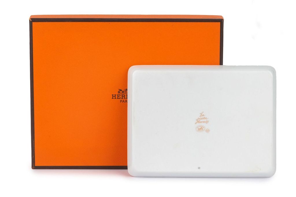 Hermès La Siesta Plate With Box