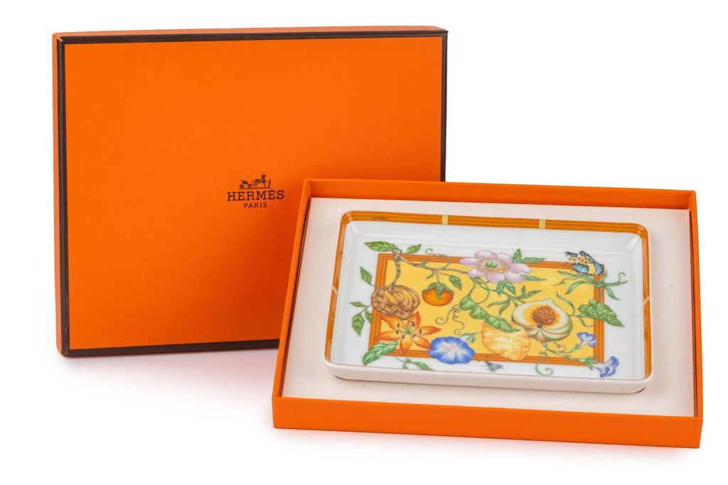 Hermès La Siesta Plate With Box