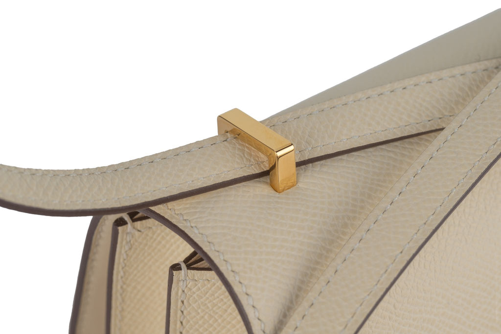 Hermès Mini Constance 18cm Craie