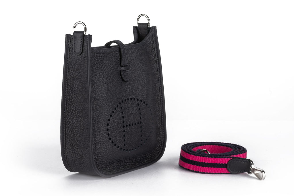 Hermès Mini Evelyne Bag Indigo Blue