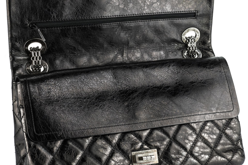 Chanel Black Reissue Double Flap Bag 227