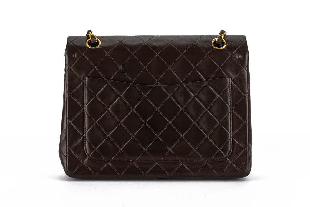 Chanel Chocolate Medium Double Flap Bag
