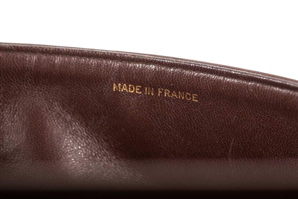 Chanel Chocolate Medium Double Flap Bag
