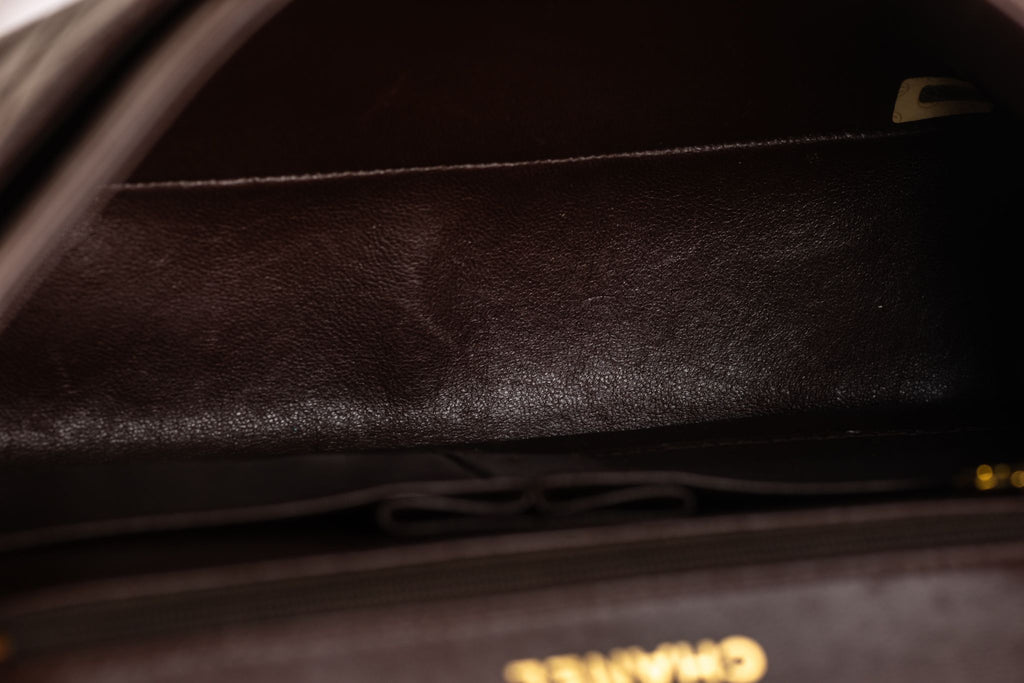 Chanel Chocolate Medium Double Flap Bag