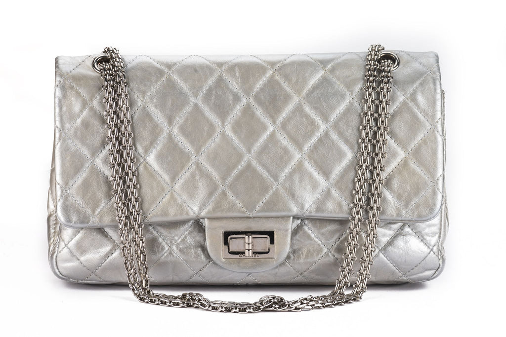 Chanel Reissue Flap Jumbo Silver