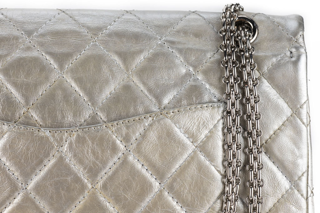 Chanel Reissue Flap Jumbo Silver