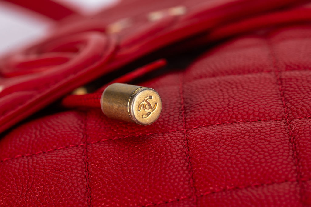 Chanel Caviar Quilted Filigree Backpack