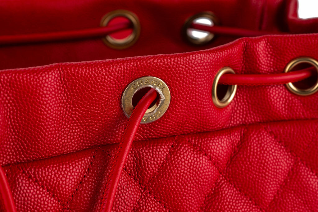 Chanel Caviar Quilted Filigree Backpack