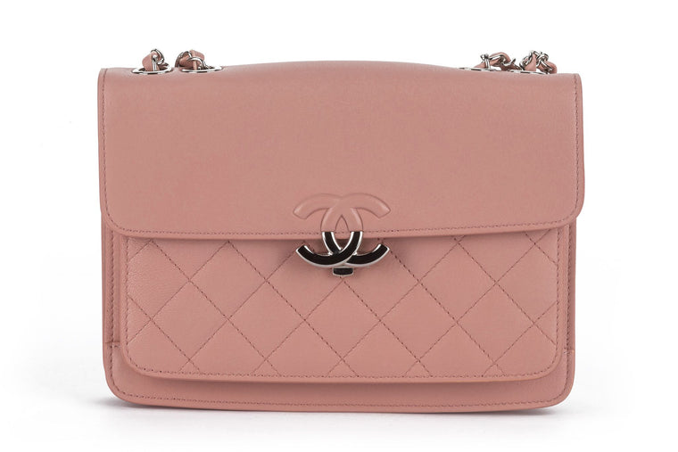 Chanel Pink Caviar CC Box bag