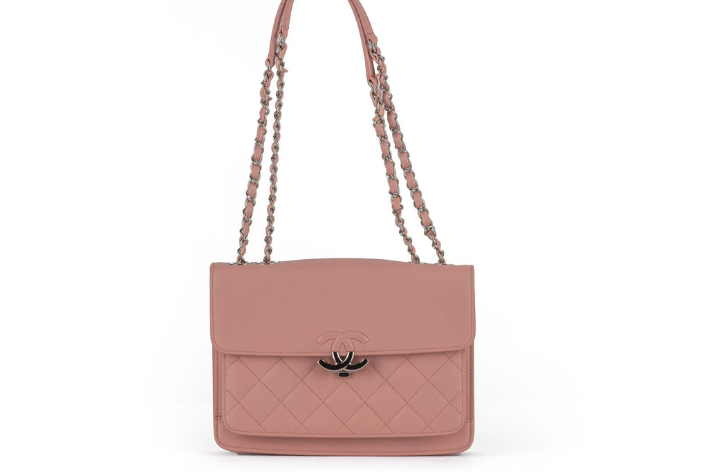 Chanel Pink Caviar CC Box bag