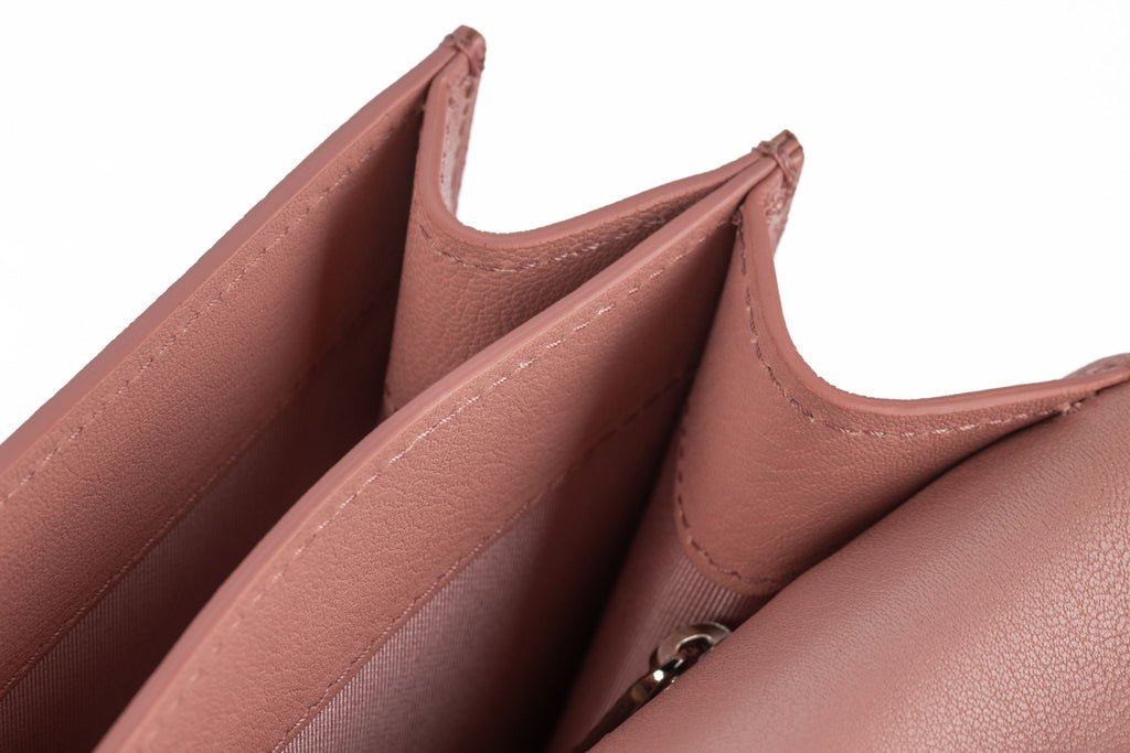 Chanel Pink Caviar CC Box bag