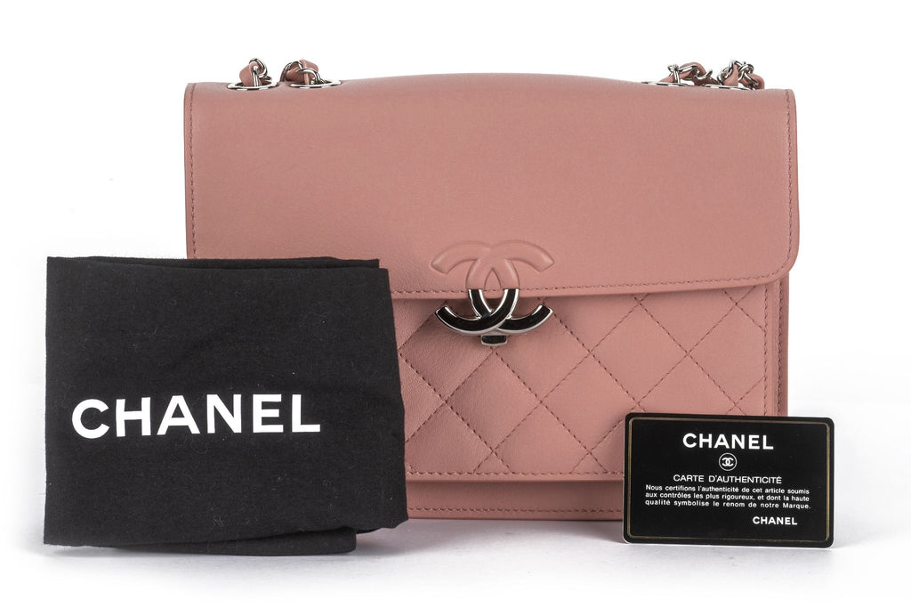 Chanel Pink Caviar CC Box bag