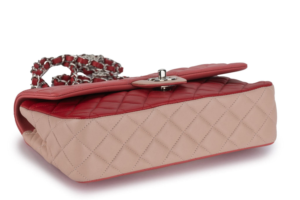 Chanel Med Valentine Single Flap Bag Tri