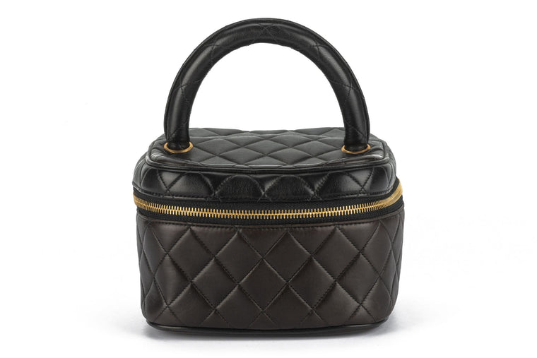 Chanel Vintage Quilted Cosmetic Case