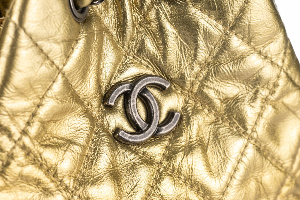 Chanel Gabrielle Gold Backpack