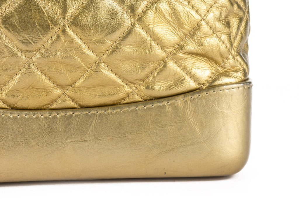 Chanel Gabrielle Gold Backpack