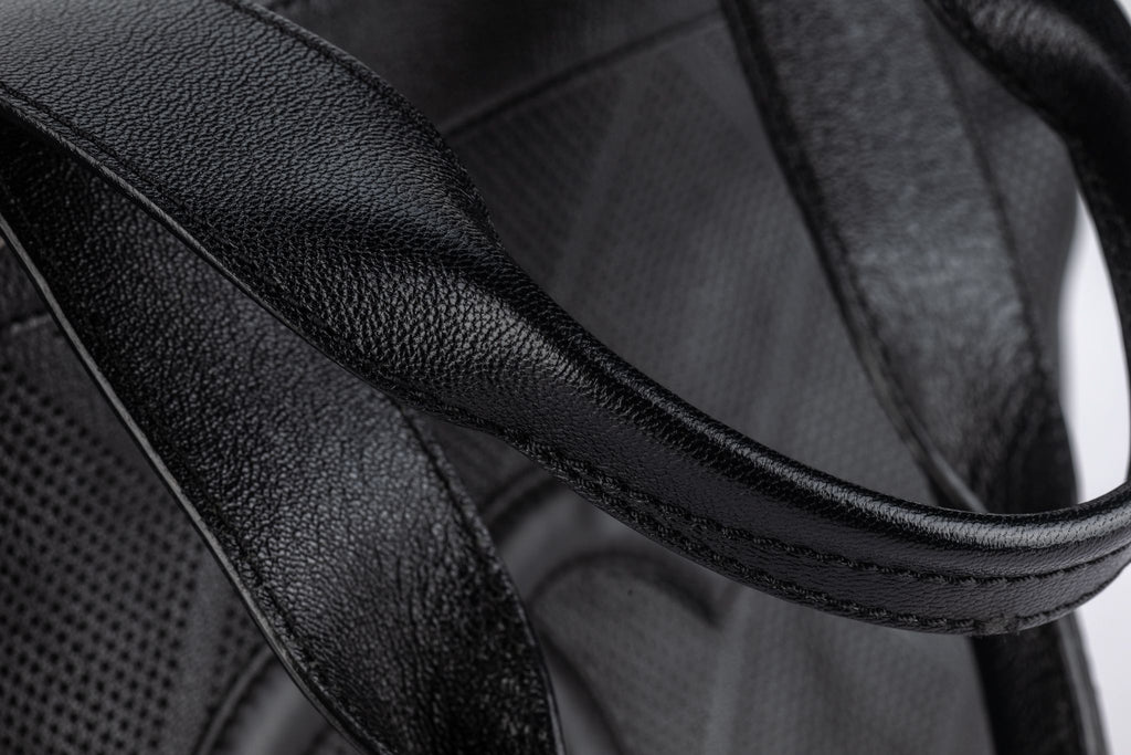 Chanel CC Perforated Leather Black Tote