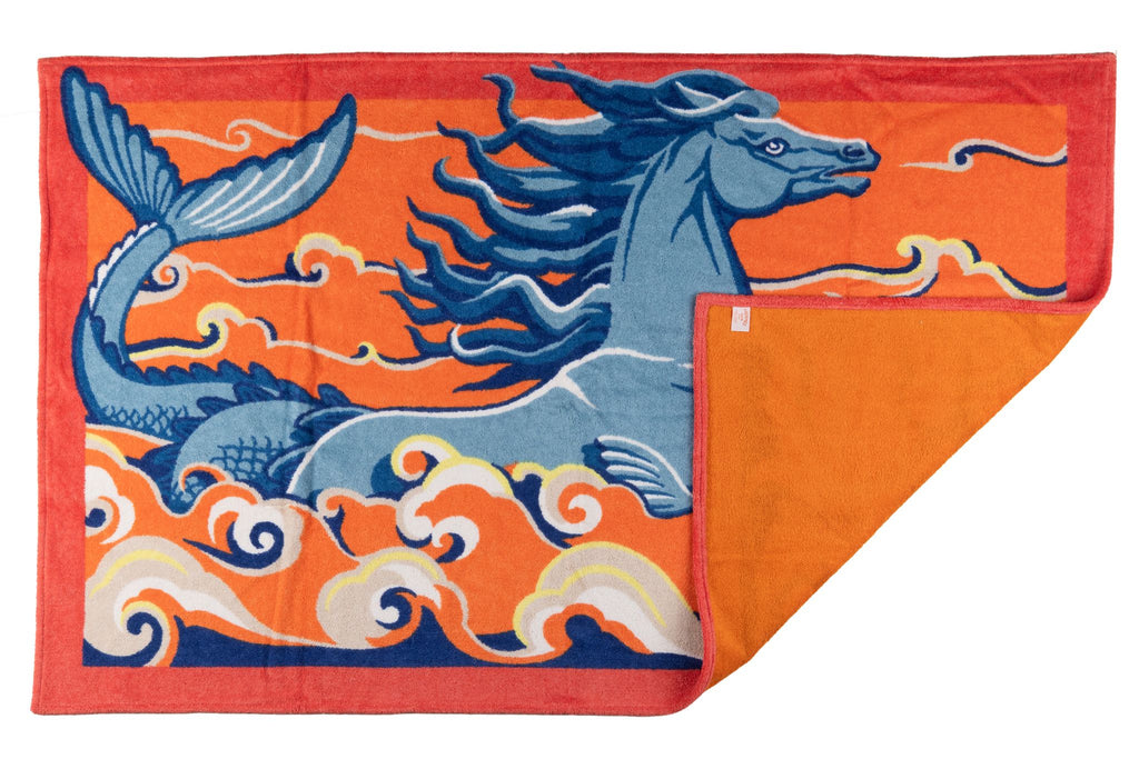 Hermès âœCheval Marinâœ Beach Towel