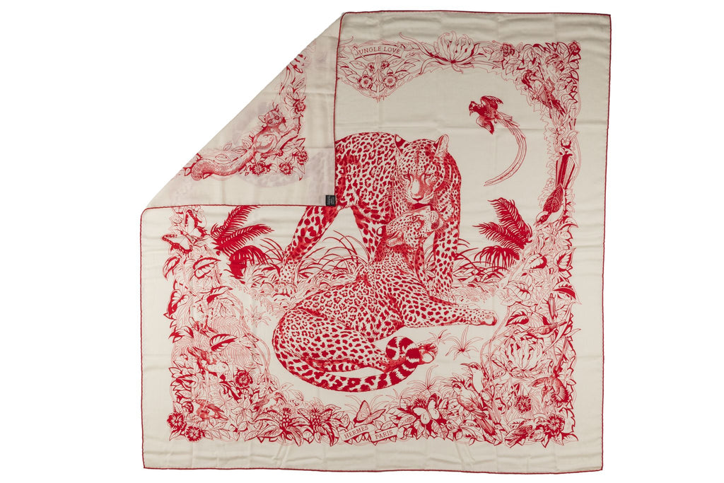 Hermès "Love Tattoo" Jungle Love Shawl