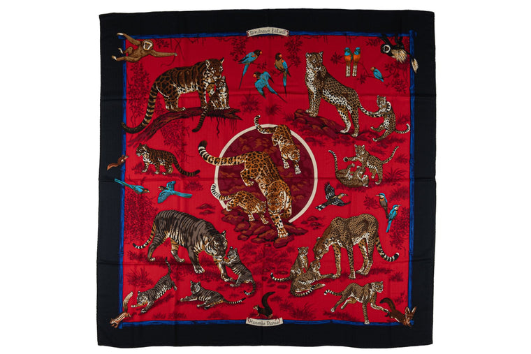 Hermès "Tendresse Feline" Shawl