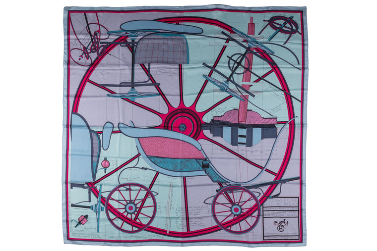Hermès Scarf "Petit Duc" horse carriage