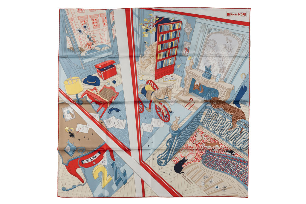 Hermès âœMystère au 24âœ Silk Scarf