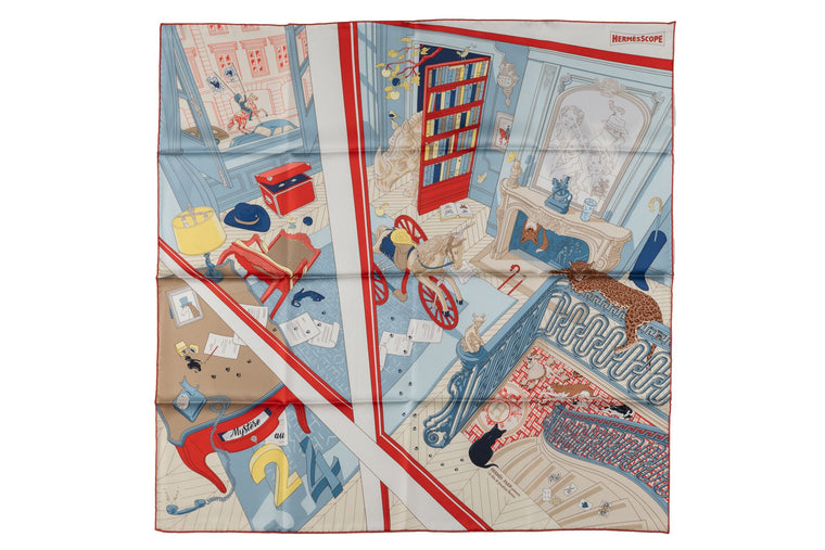 Hermès âœMystère au 24âœ Silk Scarf
