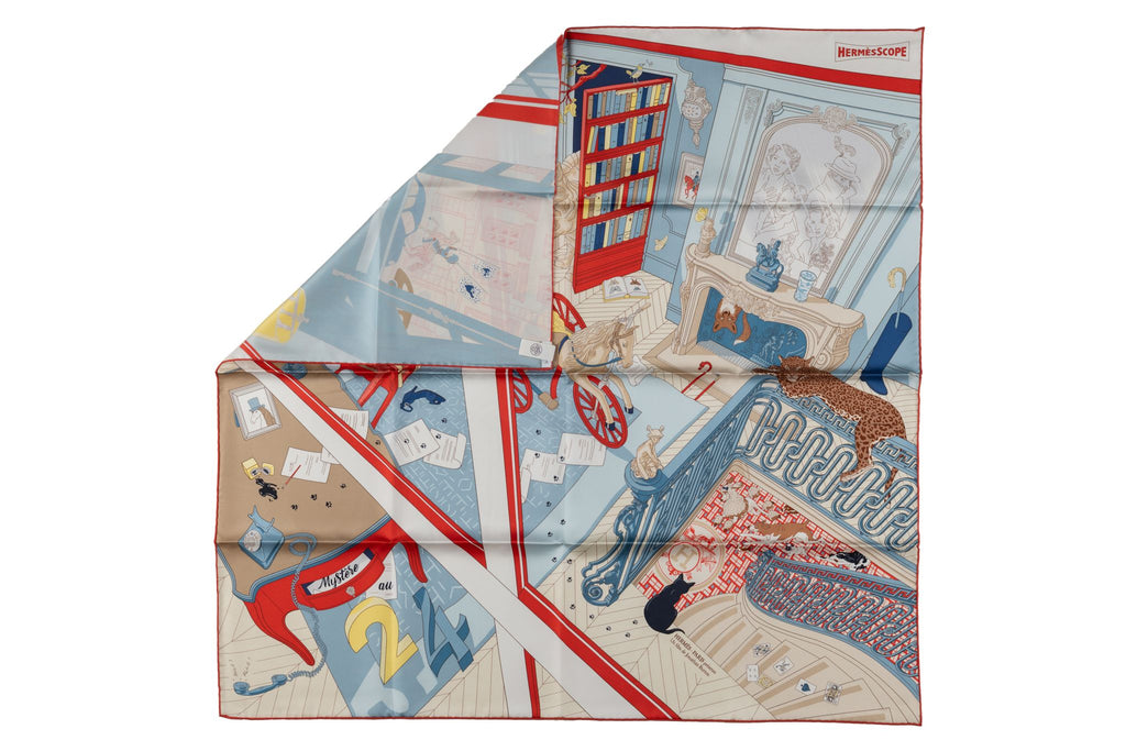 Hermès âœMystère au 24âœ Silk Scarf