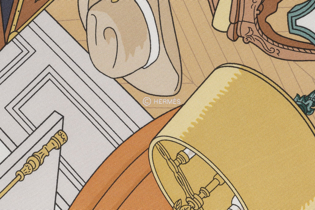 Hermès New âœMystère au 24âœ Silk Scarf