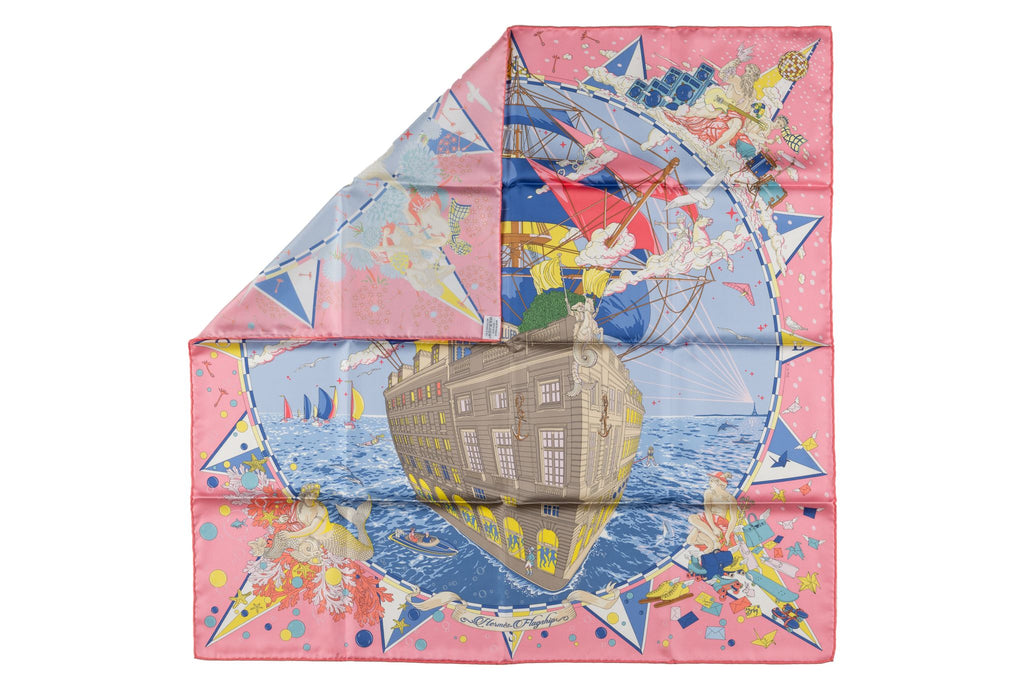 Hermès New âœFlagshipâœ Silk Scarf
