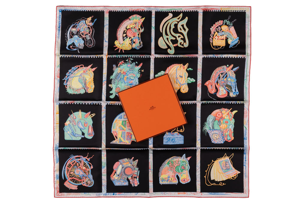 Hermès New âœChevaloscopeâœ Silk Scarf