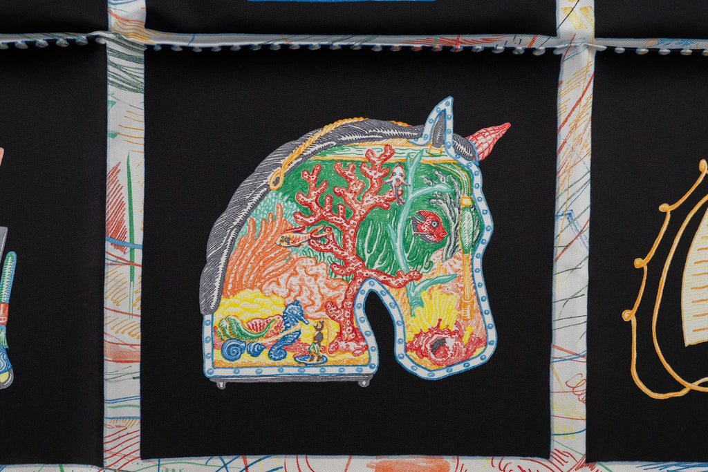Hermès New âœChevaloscopeâœ Silk Scarf