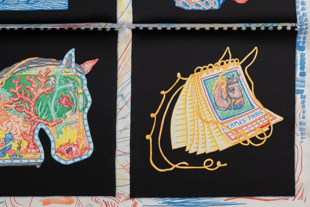 Hermès New âœChevaloscopeâœ Silk Scarf