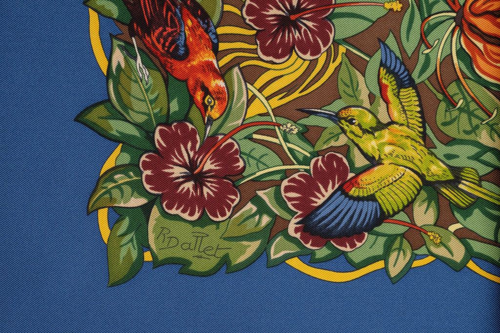 Hermès âœJungle Loveâœ Silk Scarf Dallet