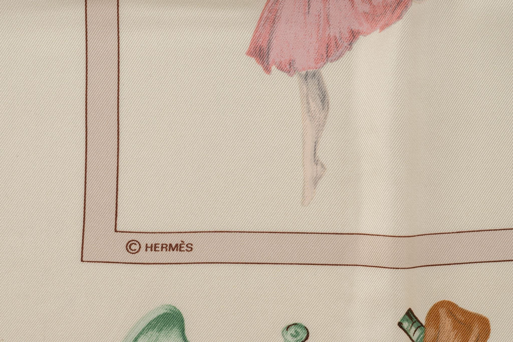 Hermès "La Danse" Rare Silk Scarf