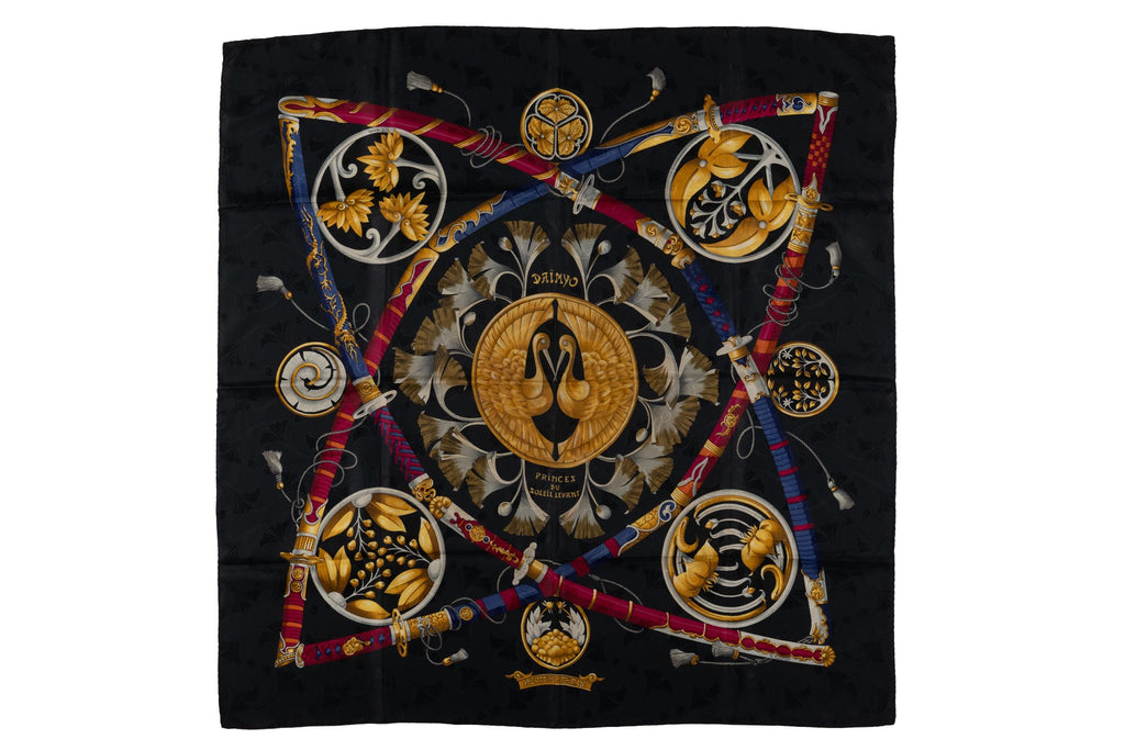 Hermès "Daimyo Princes du Soleil" Scarf
