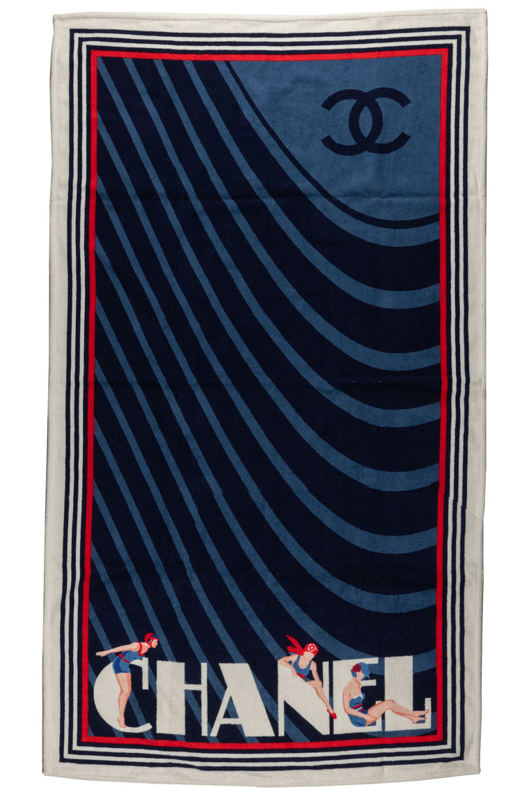 Chanel Baigneuses Terry Beach Towel