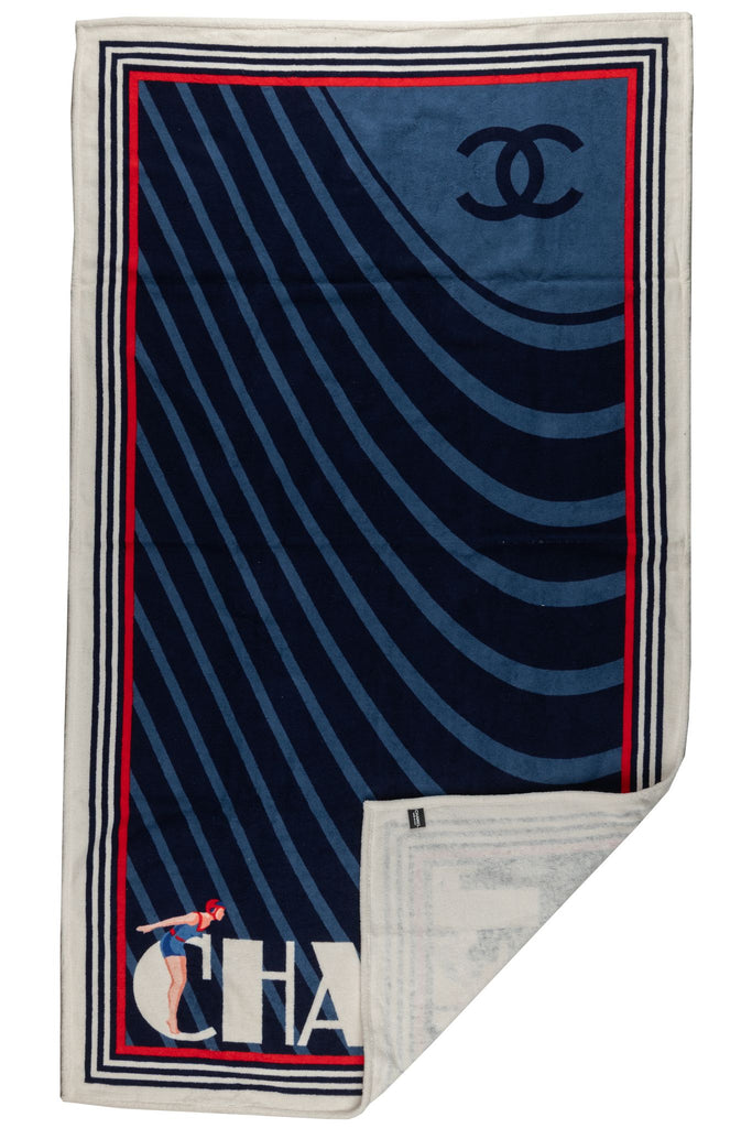 Chanel Baigneuses Terry Beach Towel