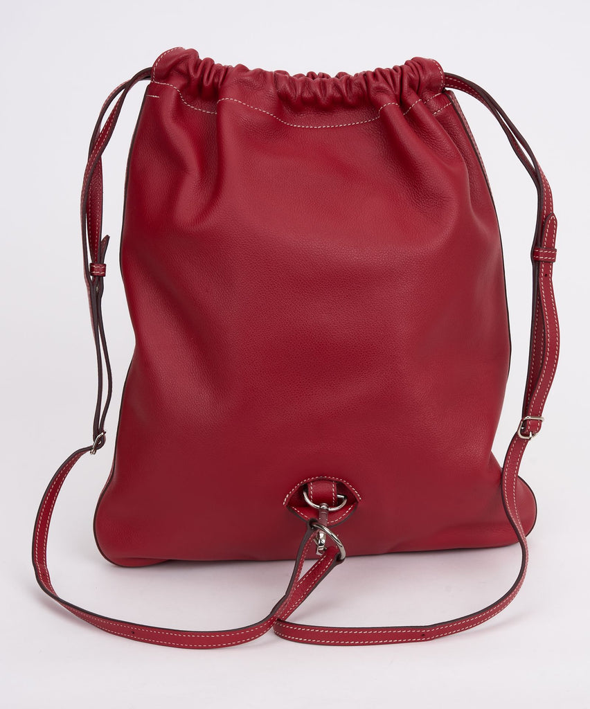Hermès Bridado Red Backpack