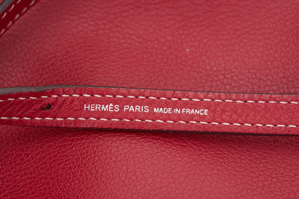 Hermès Bridado Red Backpack