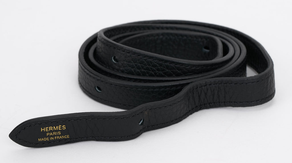 Hermès Black Togo Halzan 31 Caban