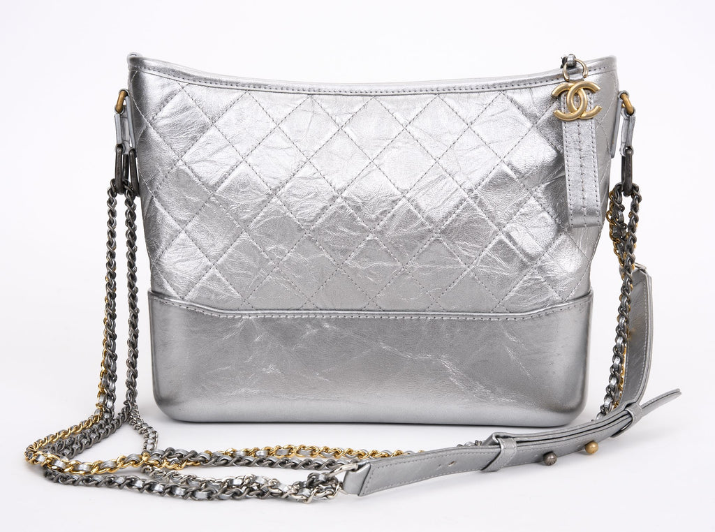 Chanel Metallic Aged Calfskin Gabrielle