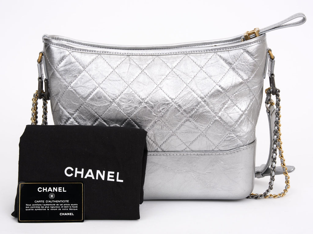 Chanel Metallic Aged Calfskin Gabrielle